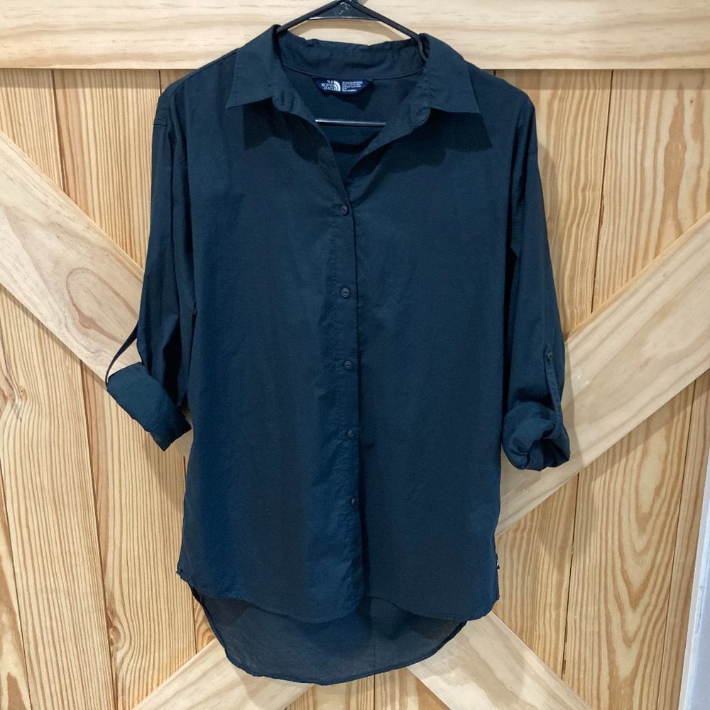 Women's Desercana Black Button Up Top